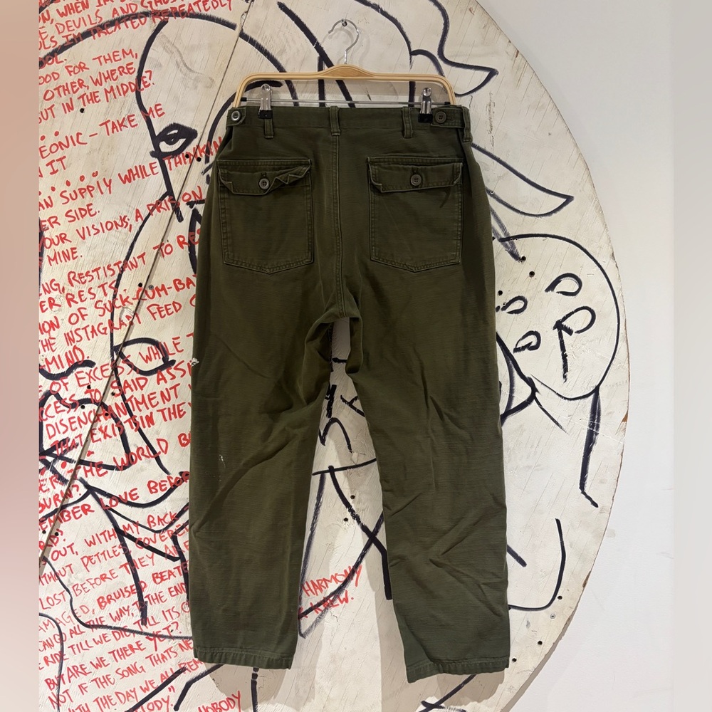 Vintage Sz US 31 Olive Green Womens Military Army Cargo Pants